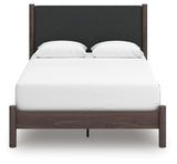 Pamytta Brown Upholstered Platform Bedroom Set view 5