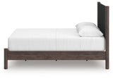 Pamytta Brown Upholstered Platform Bedroom Set view 10