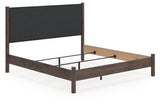 Pamytta Brown King Upholstered Panel Bed