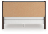 Pamytta Brown King Upholstered Panel Bed