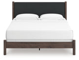 Pamytta Brown King Upholstered Panel Bed