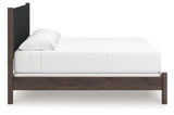 Pamytta Brown King Upholstered Panel Bed