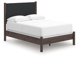 Pamytta Brown Full Upholstered Panel Bed