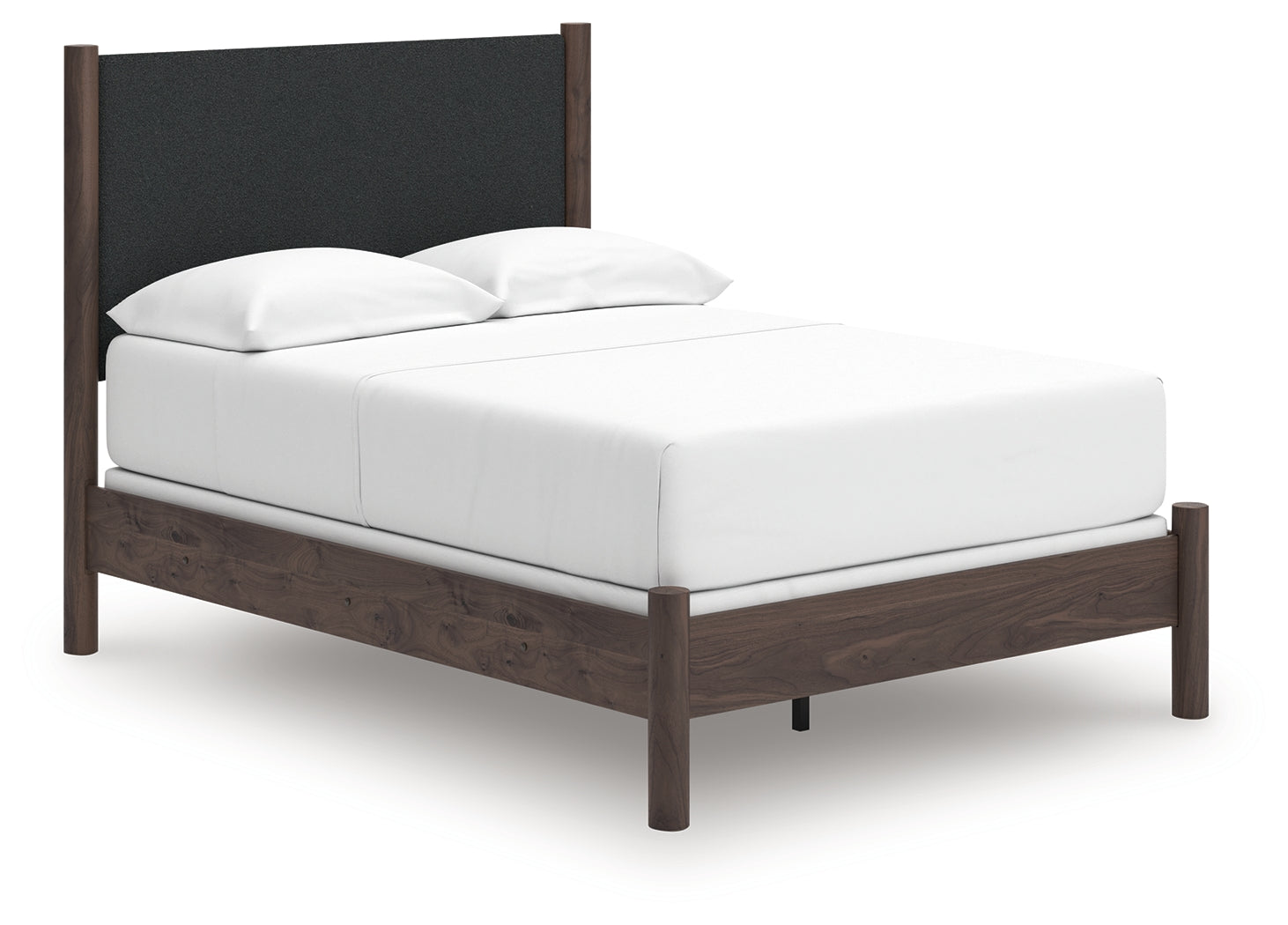 Pamytta Brown Full Upholstered Panel Bed