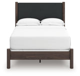 Pamytta Brown Full Upholstered Panel Bed