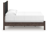 Pamytta Brown Full Upholstered Panel Bed