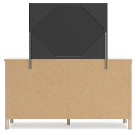 Cadmori Two-tone Upholstered Panel Bedroom Set view 18