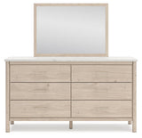Cadmori Two-tone Upholstered Panel Bedroom Set view 17