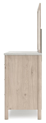 Cadmori Two-tone Upholstered Panel Bedroom Set view 7