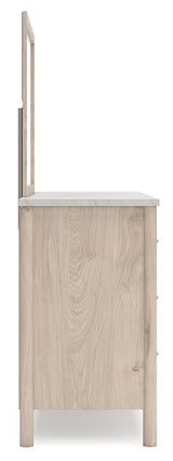 Cadmori Two-tone Upholstered Panel Bedroom Set view 19