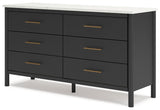 Cadmori Black White Dresser