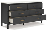 Cadmori Black White Dresser