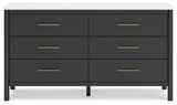 Cadmori Black White Dresser