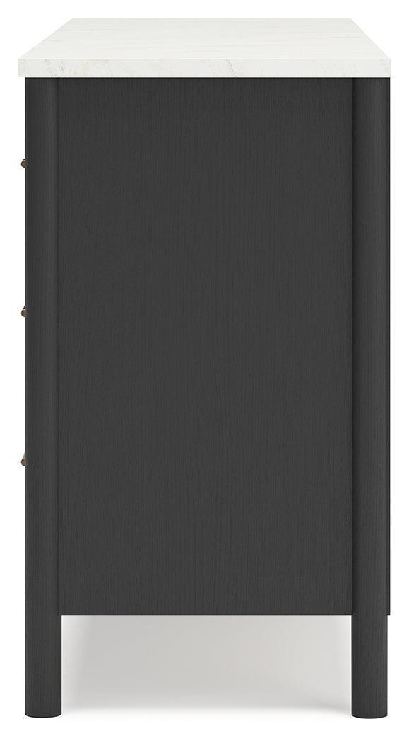 Cadmori Black White Dresser
