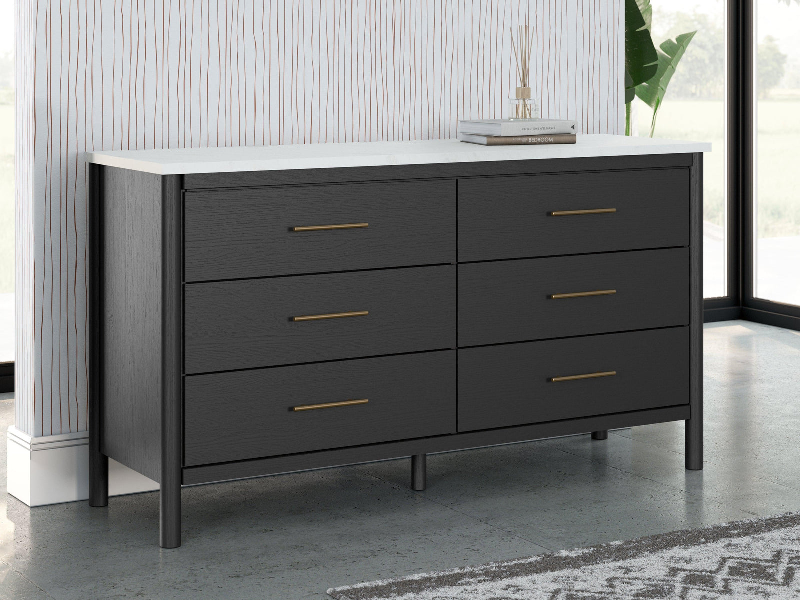 Cadmori Black White Dresser