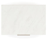 Cadmori Black White Nightstand