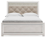 Altyra White Queen Panel Bed