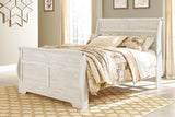 Willowton Whitewash Queen Sleigh Bed