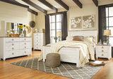 Willowton Whitewash Dresser And Mirror - Ella Furniture