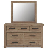 Oliandon Light Brown Panel Storage Bedroom Set view 20