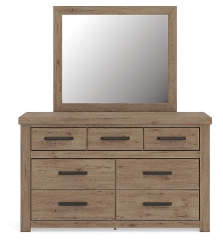 Oliandon Light Brown Panel Bedroom Set view 15