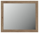 Oliandon Light Brown Bedroom Mirror