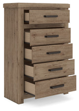 Oliandon Light Brown Chest of Drawers