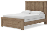 Oliandon Light Brown Queen Panel Bed