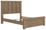 Oliandon Light Brown Queen Panel Bed