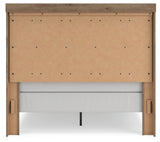 Oliandon Light Brown Queen Panel Bed