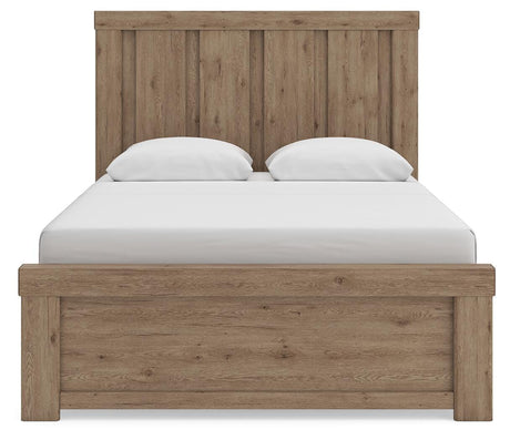 Oliandon Light Brown Panel Bedroom Set view 10