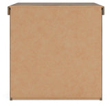 Oliandon Light Brown Nightstand