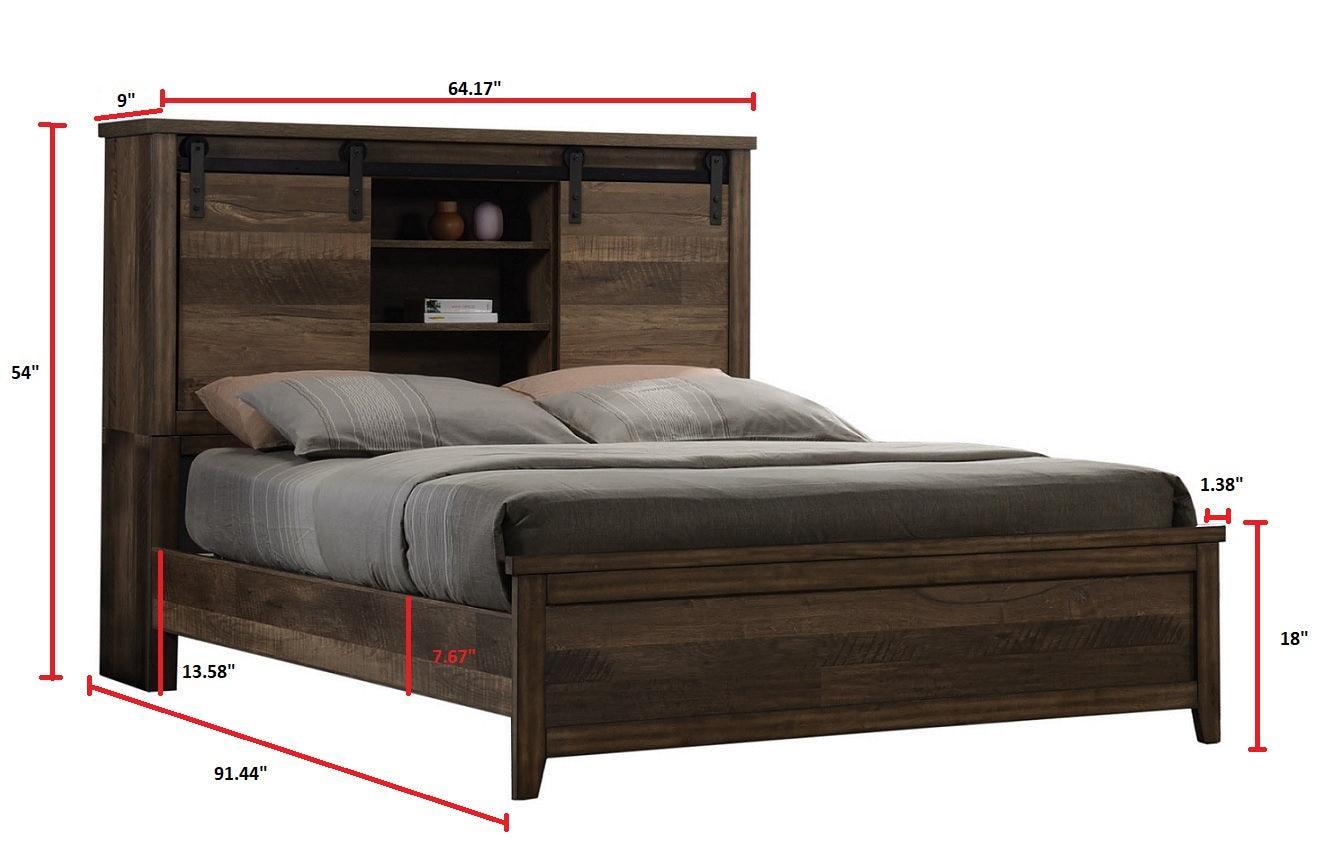 Calhoun Media Chest With Barn Door, Entertainments Cabinet, Wood And Veneer, And Features A Rustic Distressed Finish - Ella Furniture