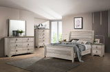 Patterson Dresser Driftwood Gray, Modern Traditional Metal Ring Pulls 6 Drawers - Ella Furniture