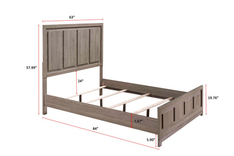River Brown Modern Contemporary Solid Wood And Veneers 6-Drawers Dresser - Ella Furniture