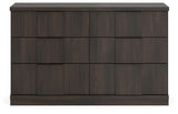 Shaehartin Dark Brown Dresser view 6
