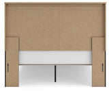 Shaehartin Dark Brown Queen Panel Platform Bed view 6