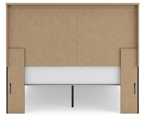 Shaehartin Dark Brown Queen Panel Platform Bed view 6