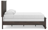 Shaehartin Dark Brown Queen Panel Bed view 8