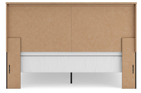 Shaehartin Dark Brown King Panel Bed view 7