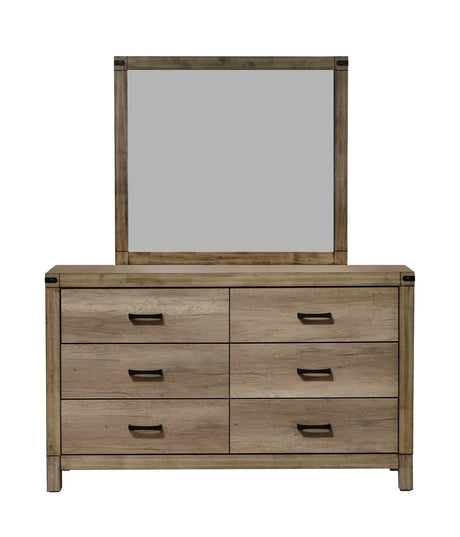 Matteo Melamine Sleek and Modern Contemporary Wood Full Fabric Upholstered Panel Bed - Ella Furniture