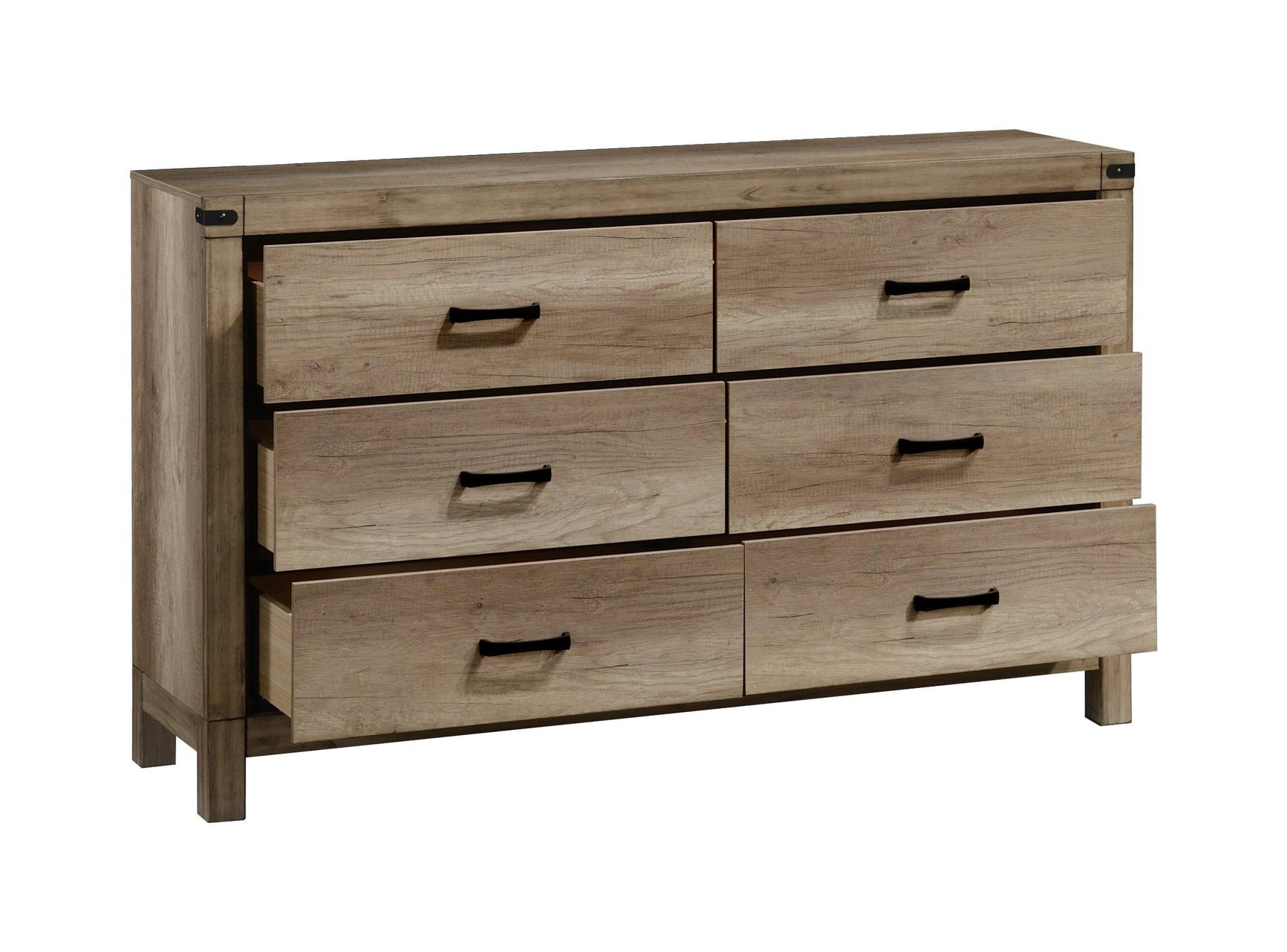 Matteo Melamine Sleek and Modern Contemporary Wood Full Fabric Upholstered Panel Bed - Ella Furniture