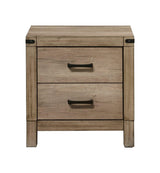Matteo Melamine Sleek and Modern Contemporary Wood Full Fabric Upholstered Panel Bed - Ella Furniture