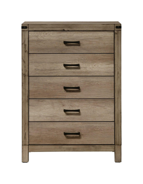 Matteo Melamine Sleek and Modern Contemporary Wood Full Fabric Upholstered Panel Bed - Ella Furniture