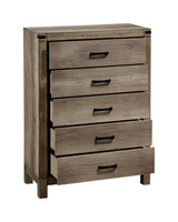 Matteo Melamine Sleek and Modern Contemporary Wood Full Fabric Upholstered Panel Bed - Ella Furniture
