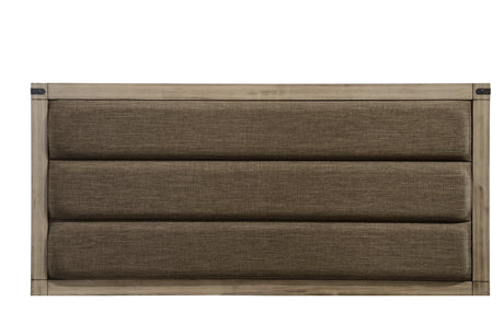 Matteo Dresser Melamine, Contemporary Rustic Woodgrain, Kenlin 6 Drawers Glides - Ella Furniture