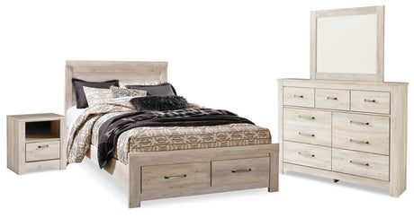 Bellaby Whitewash Platform Bedroom Set from Ella Furniture