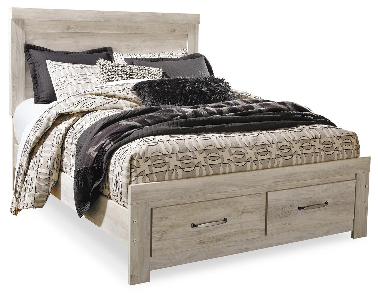 Bellaby Whitewash Platform Bedroom Set view 3