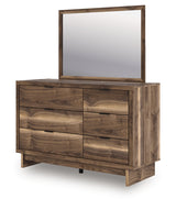Chirason Brown Dresser and Mirror