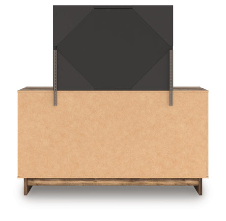 Chirason Brown Dresser and Mirror view 8